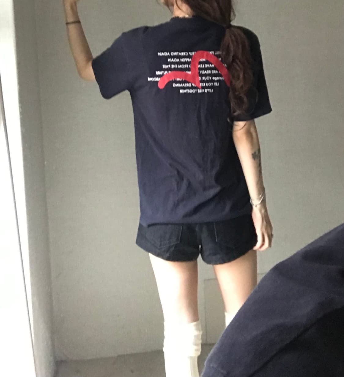 에비수 백로고 반팔티셔츠 상품이미지2