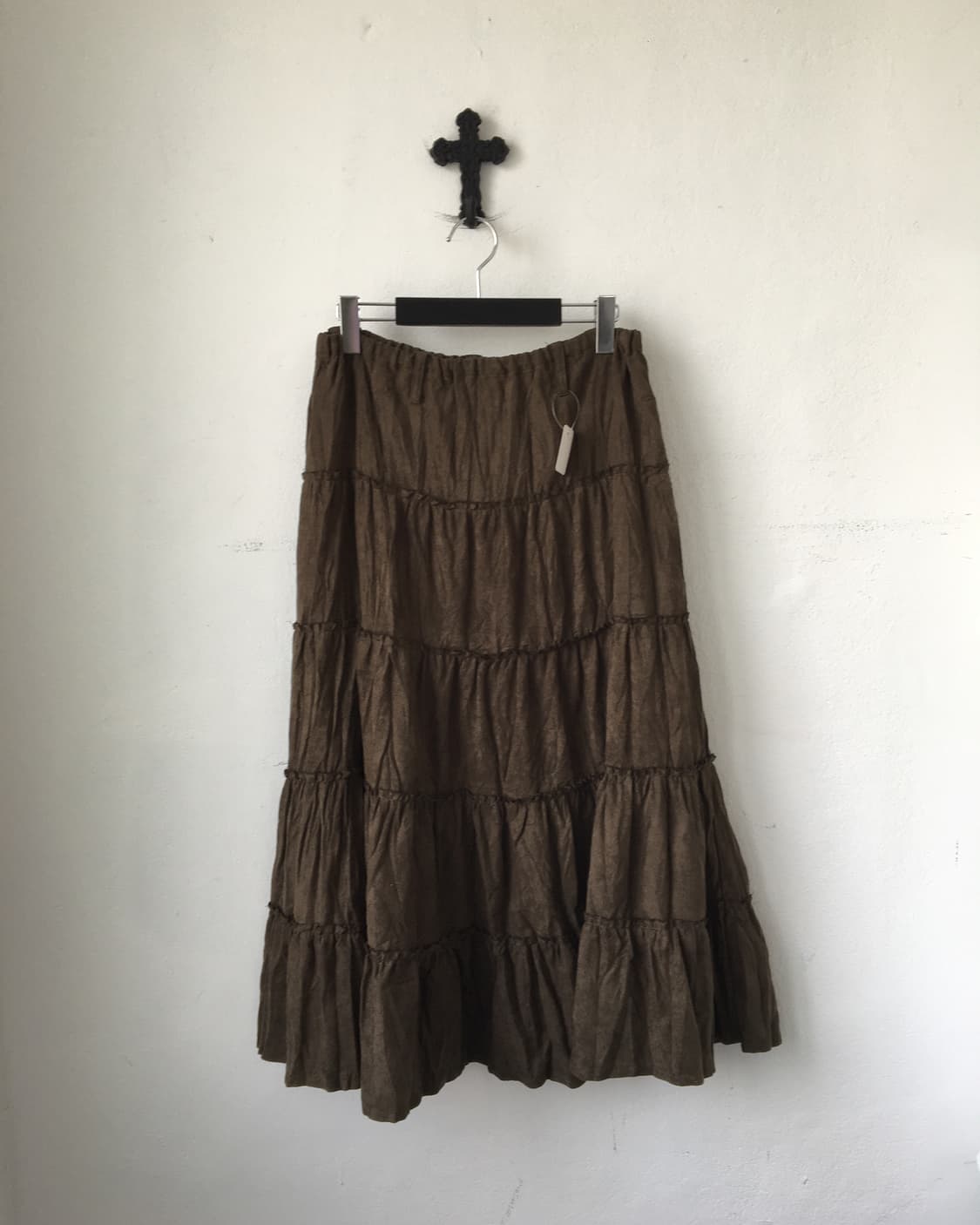 Fabric point layer long skirt 상품이미지1