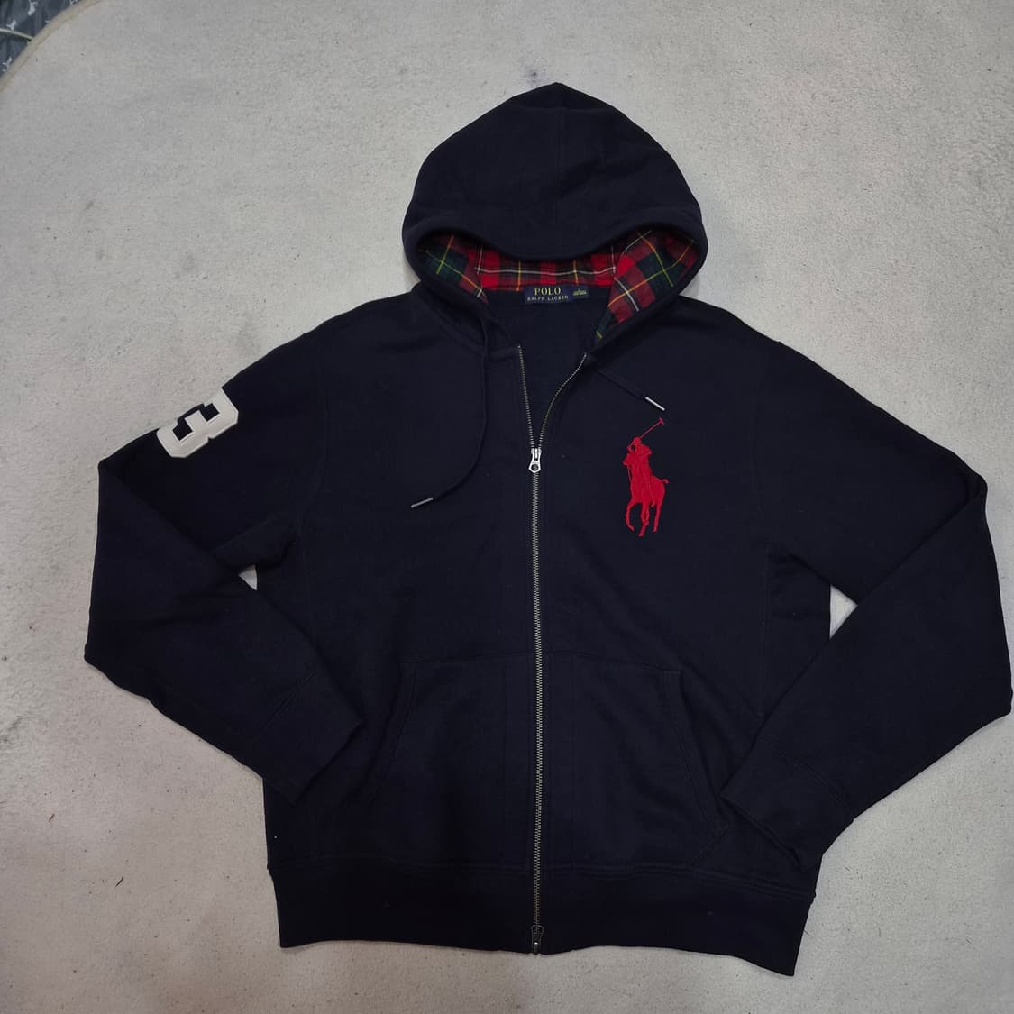 폴로랄프로렌  빅포니 후드집업L(상태좋음) 상품이미지1