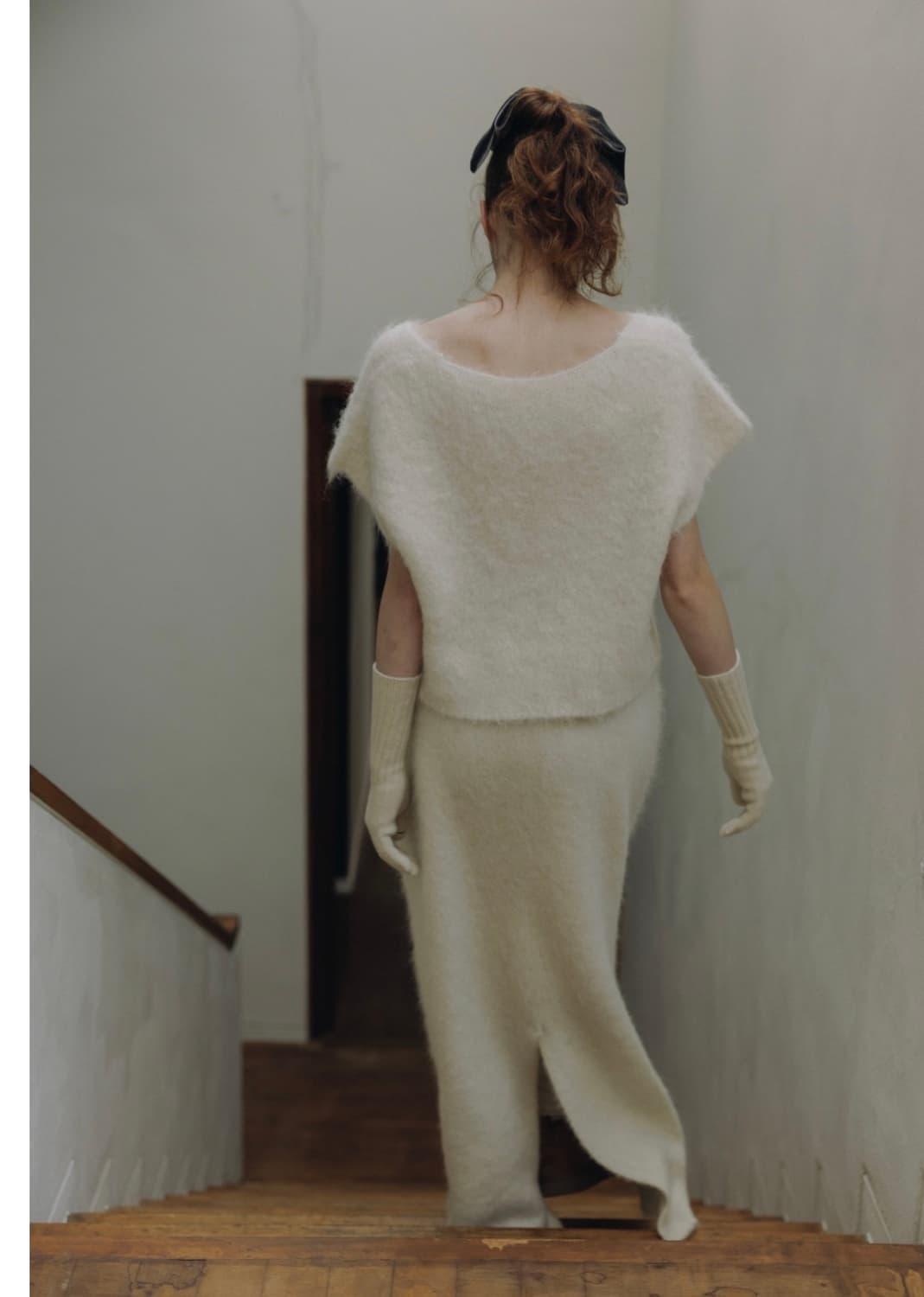 새상품) 파르벵 알파카 알토 헤이리 숏 슬리브 니트 가디건 상품이미지8