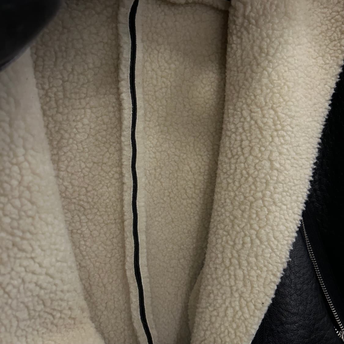 핸드메이드 비건레더 데끼 양털 무스탕 상품이미지5