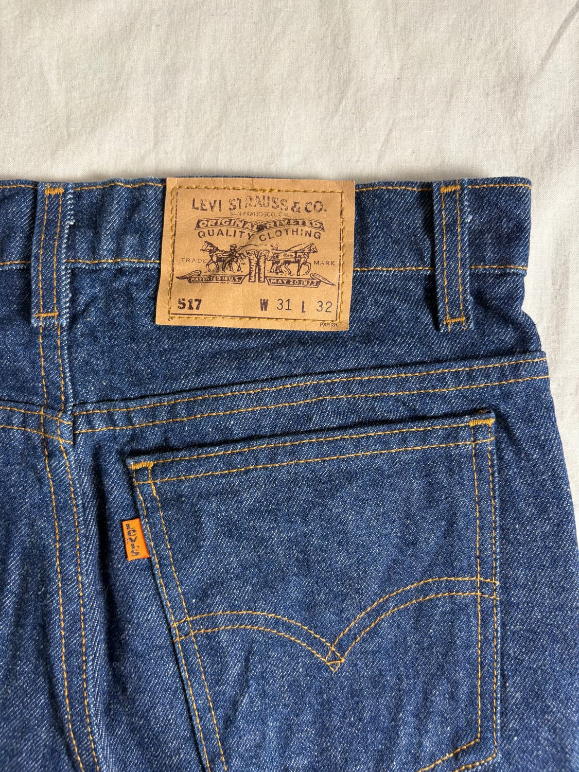 Levis 90s 리바이스 오렌지탭 517 데님팬츠 W31 L32 상품이미지3
