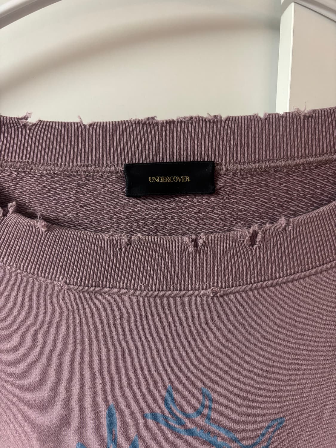 언더커버 크롭 스웻 라벤더 상품이미지2