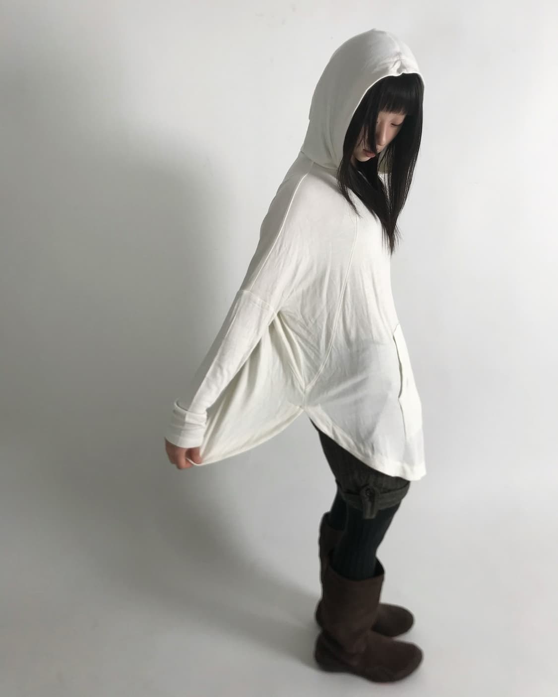 Set)hoodie+knit jacket+stripe woop pants 상품이미지4