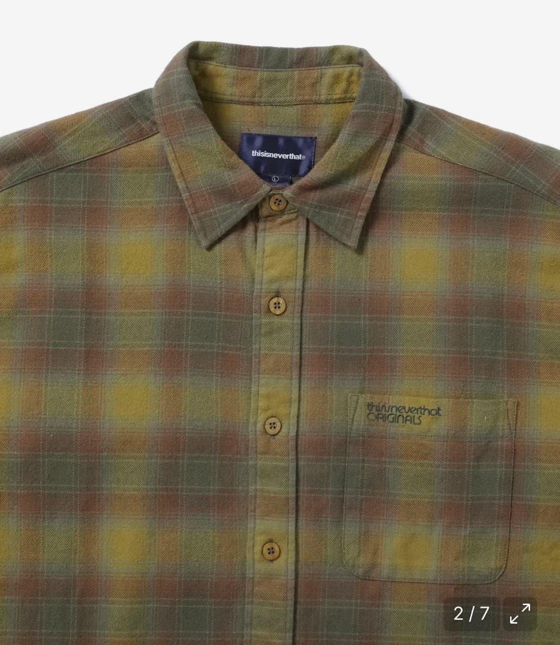 디스이즈네버댓 셔츠 Flannel Check Shirt 상품이미지2