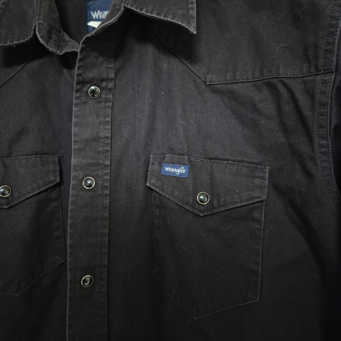 90's 랭글러 wrangler 블랙 웨스턴 셔츠 상품이미지2