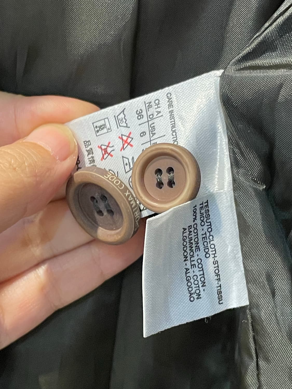 made in ITALY 히든버튼자켓 상품이미지6