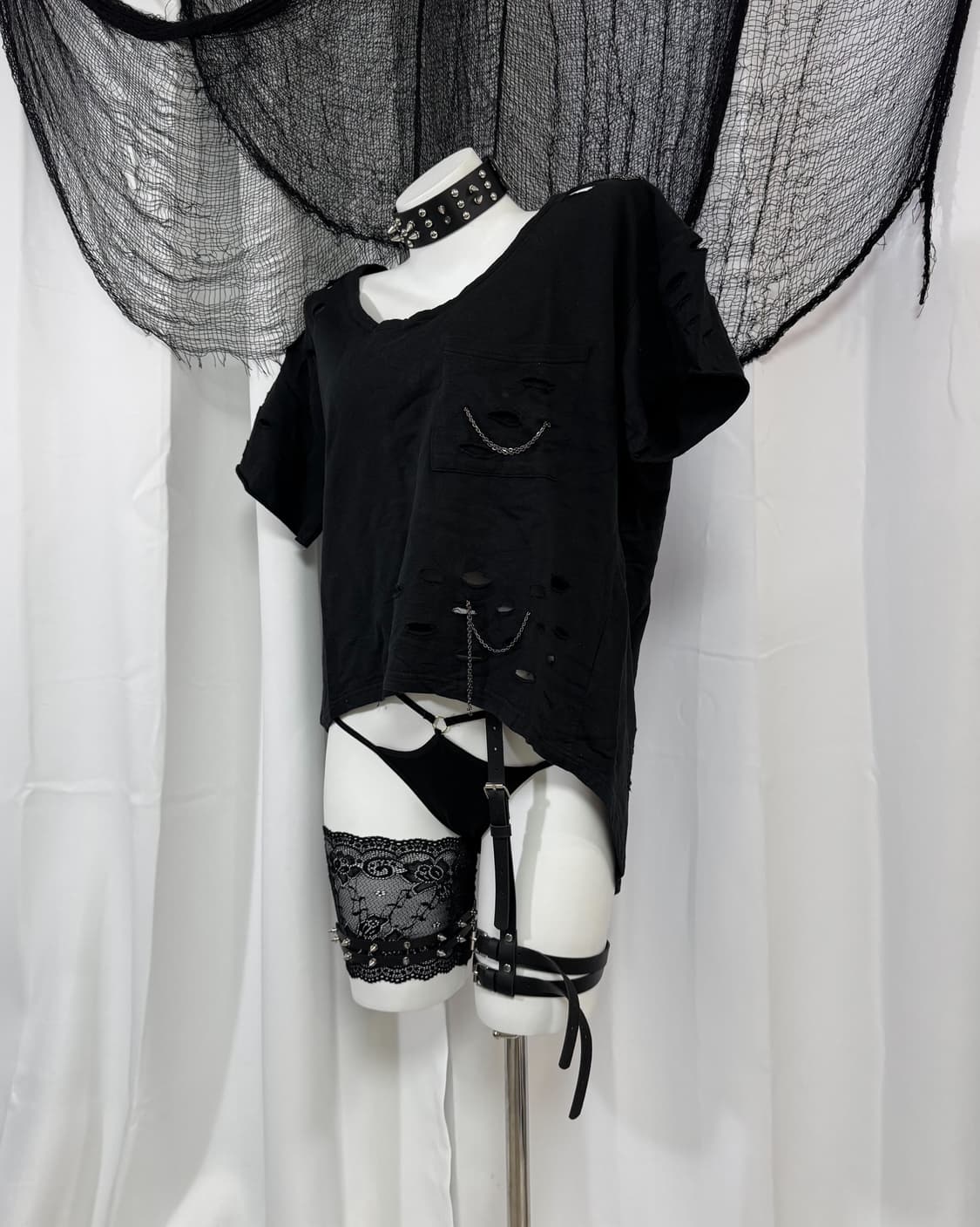 damage chain t-shirt 상품이미지2