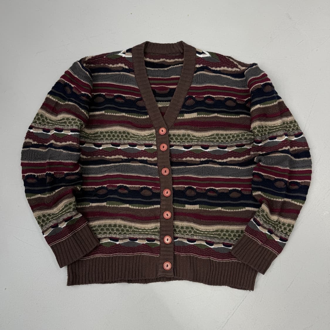 빈티지 쿠지맛 케이블 니트 가디건 상품이미지2