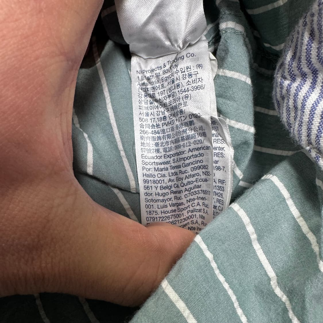 타미힐피거 레귤러핏 스트라이프 셔츠 상품이미지4