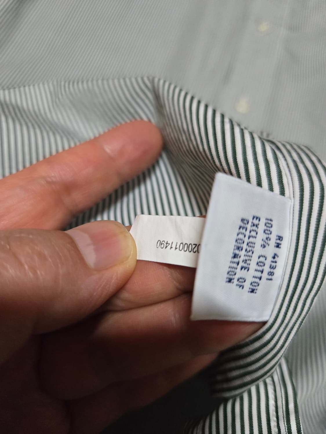 폴로 랄프로렌 남성 스트라이프 셔츠(XL사이즈) 상품이미지7