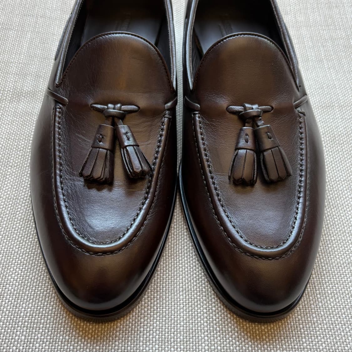 (EU41) Italy SUITSUPPLY 다크 브라운 태슬 로퍼 상품이미지2