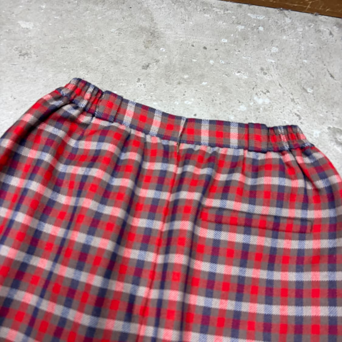 크리스찬 디올 체크 플리츠 스커트[2396] 상품이미지5