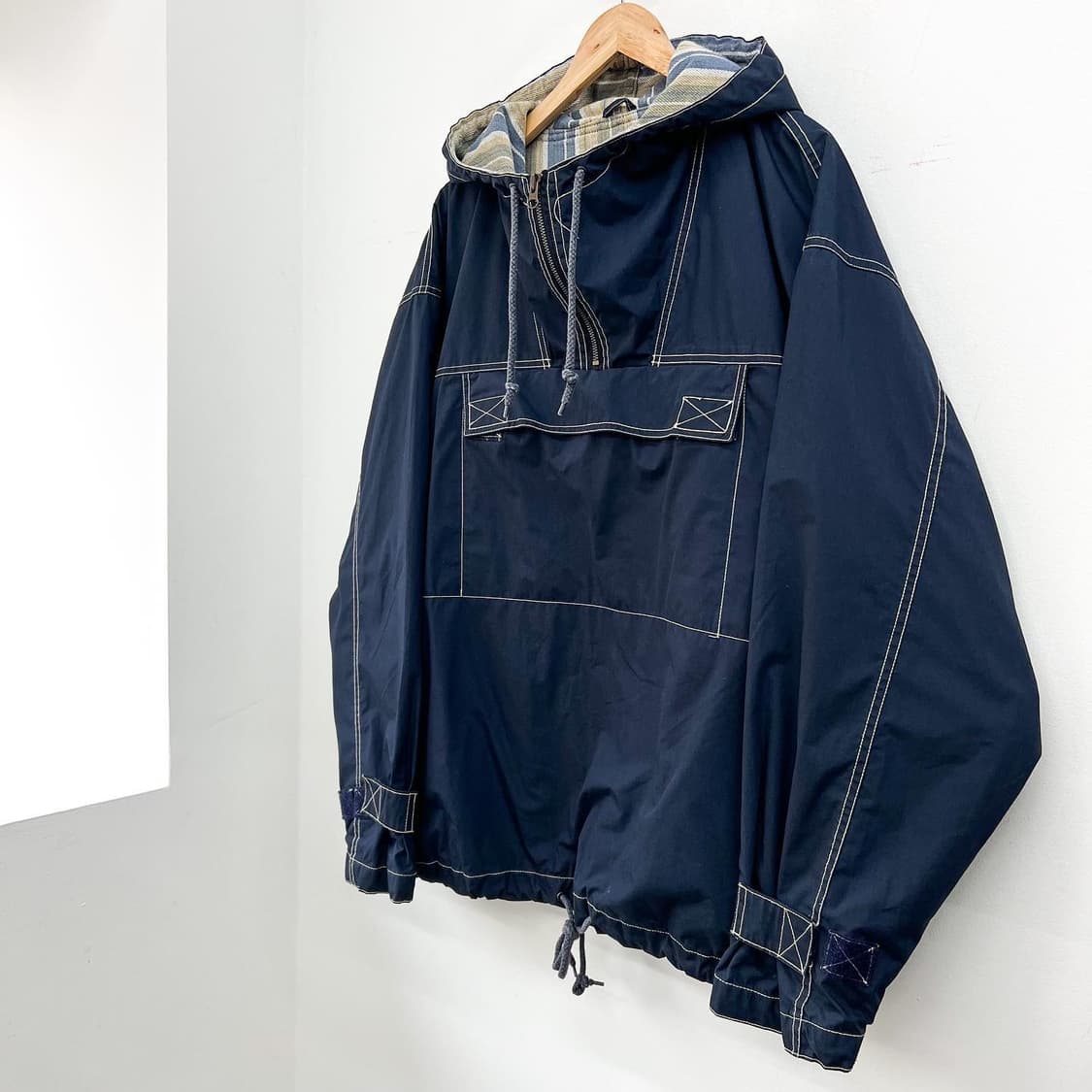 리바이스 U.S.A 네이비 스티치 블랭킷 풀오버 아노락 상품이미지4