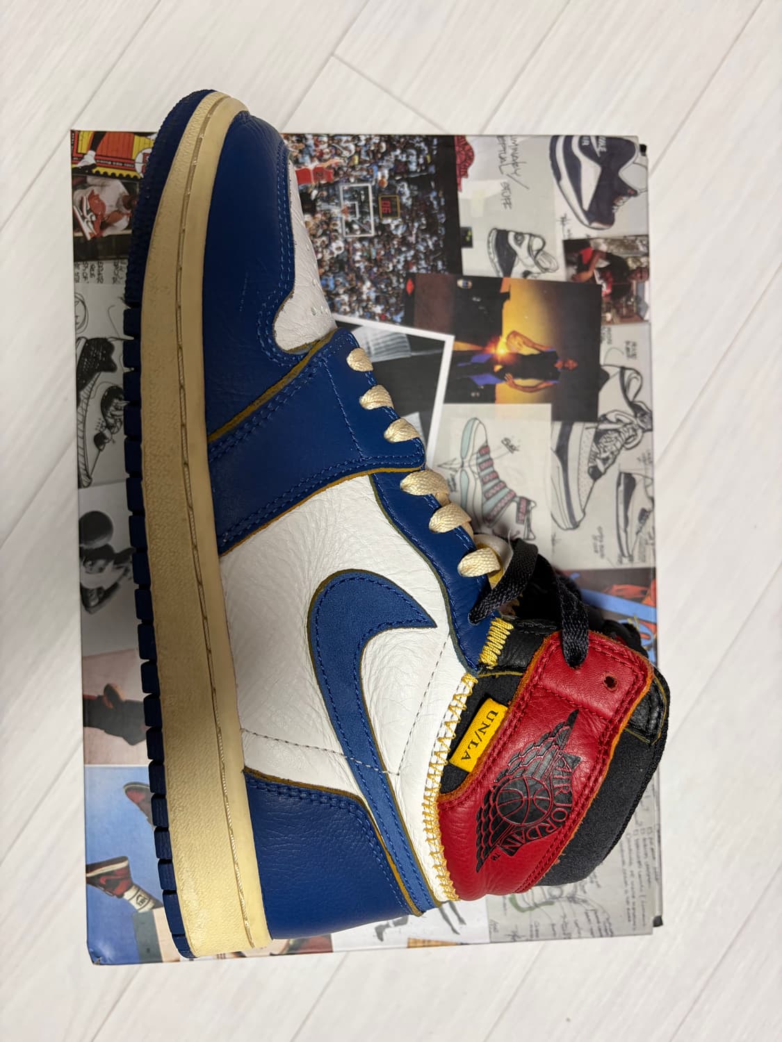 유니온x조던1 블루토 260 상품이미지7