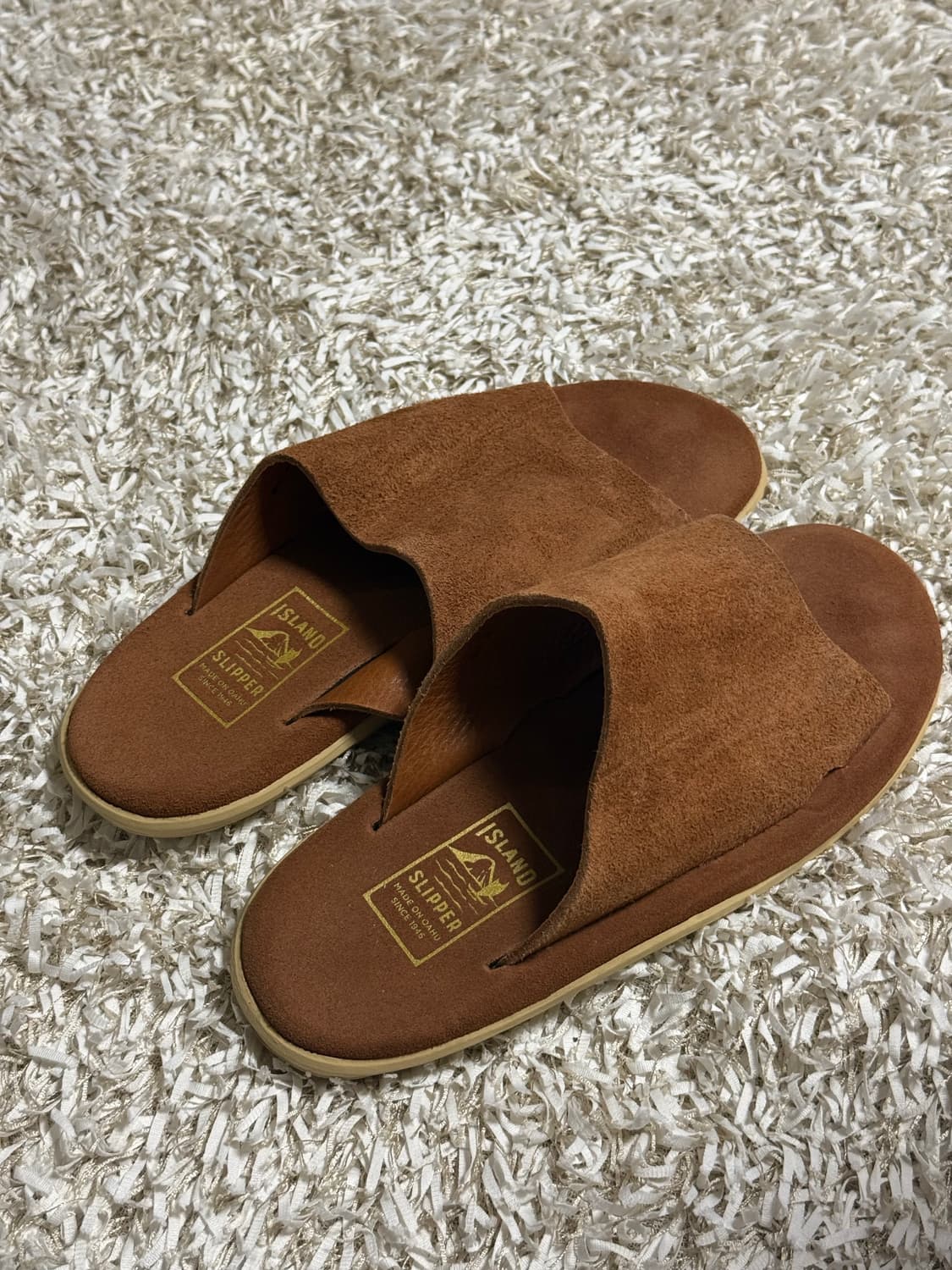 아일랜드 슬리퍼 브라운 스웨이드(새상품) 상품이미지1