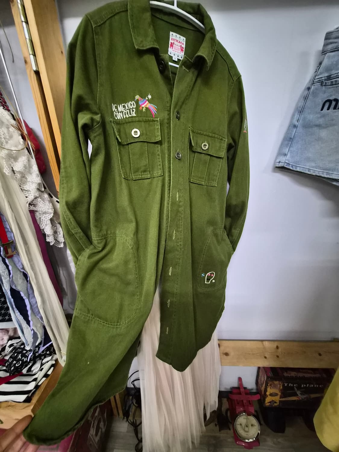 titicaca 티티카카 자수 야상롱셔츠 상품이미지7