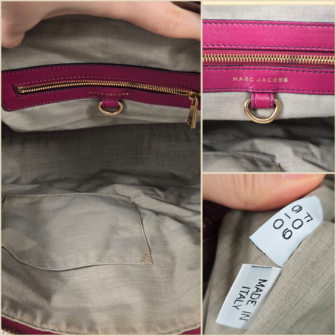 마크제이콥스 브루나 퀼팅 레더 램스킨 토트백 가방 정품 Bruna bag 상품이미지10