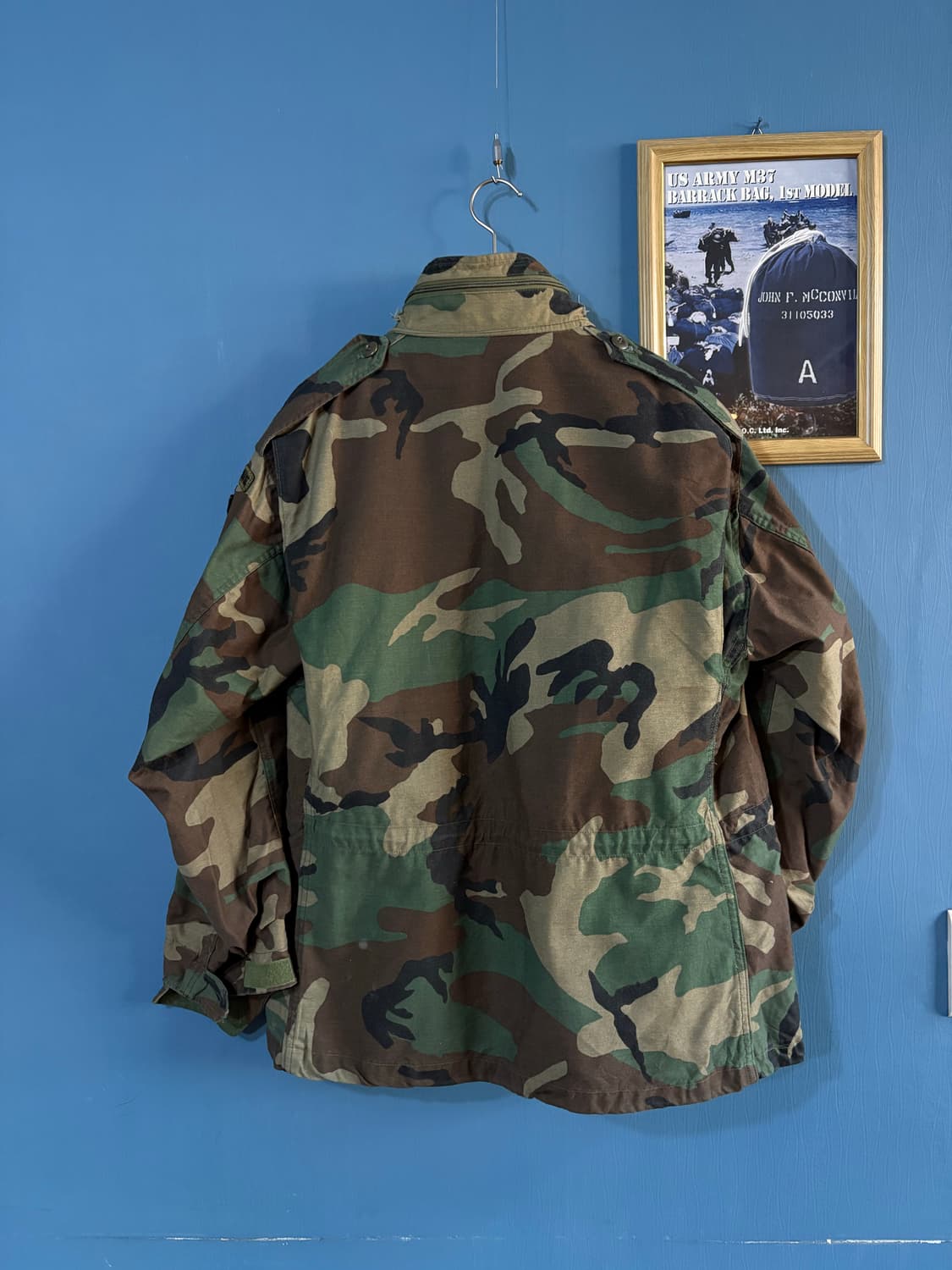 80‘s U.S Army Woodland Camo M-65 Field 상품이미지10