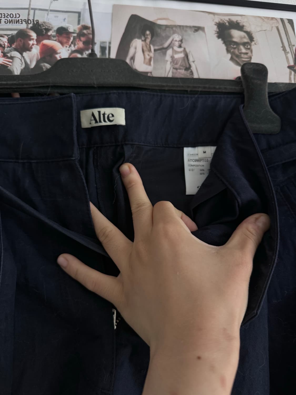 [M] alte 네이비 카고팬츠 상품이미지2