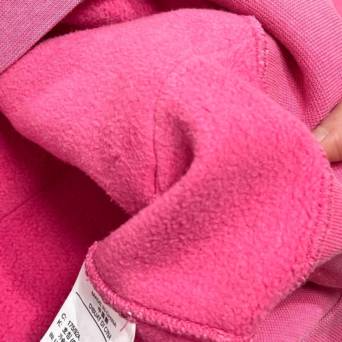 나이키 조던 점프맨 핑크 기모 후드티셔츠 남성L 상품이미지6