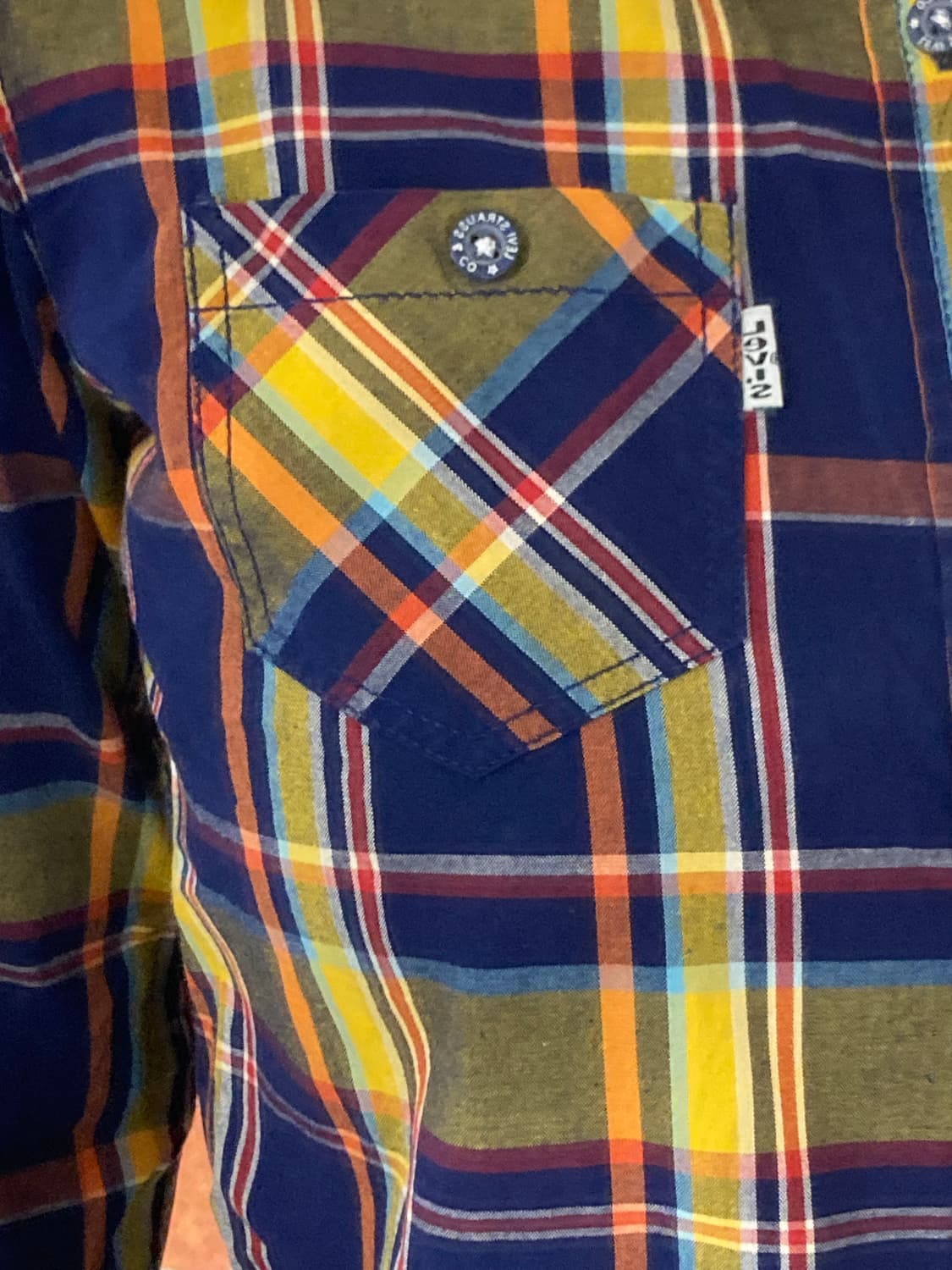 리바이스 체크셔츠 상품이미지3