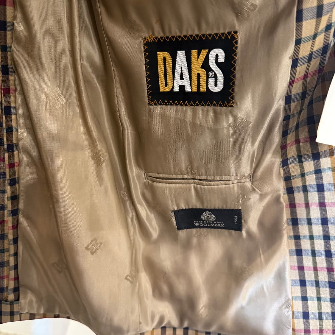 닥스 체크 블레이저 상품이미지8