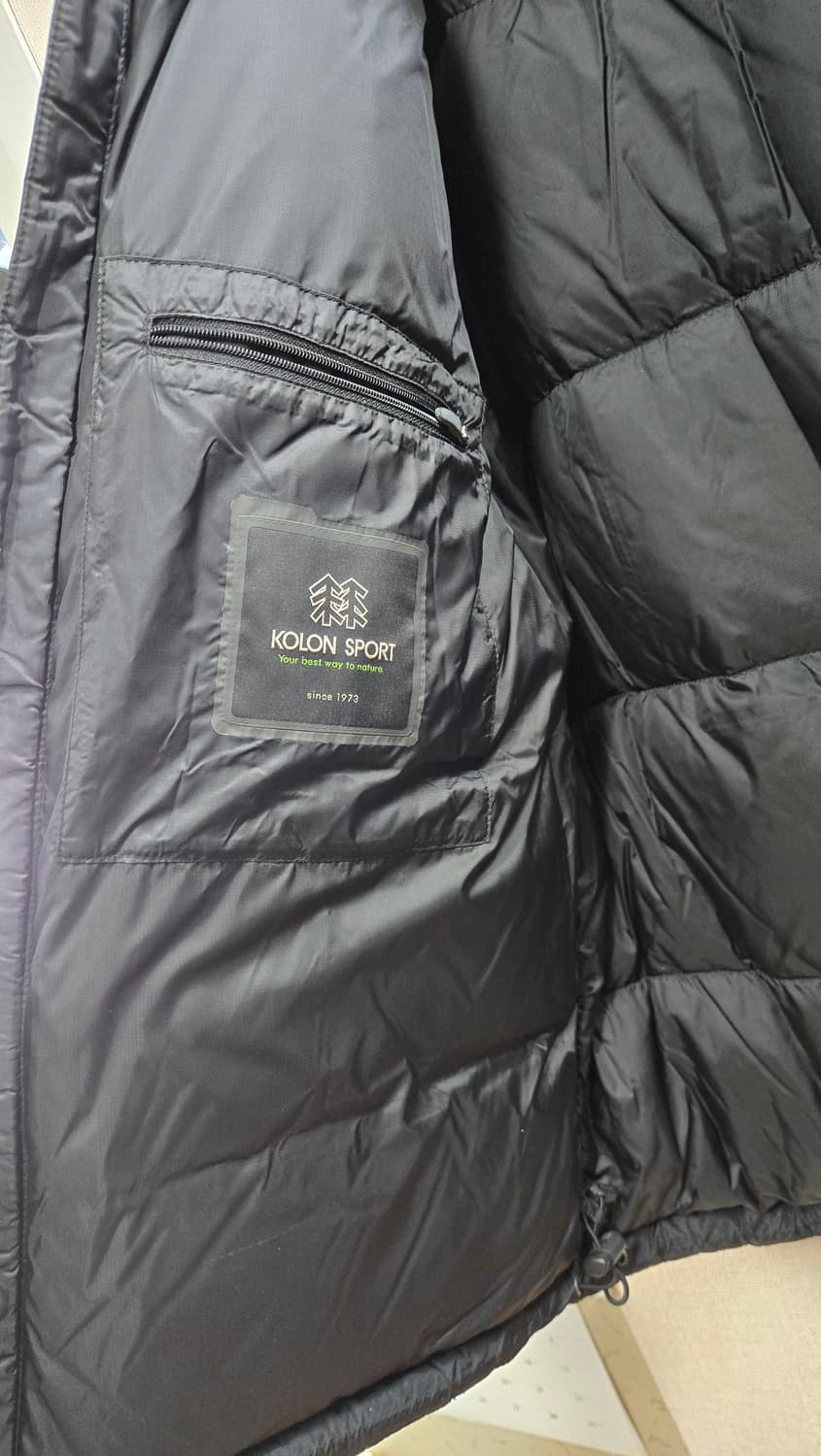 코오롱 라지- 40주년 3D 패딩 블랙 상품이미지7