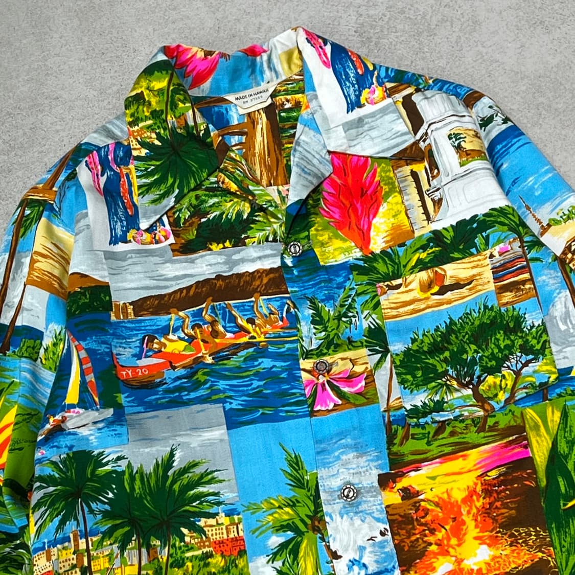 하와이안 긴팔 셔츠 s10329 상품이미지3