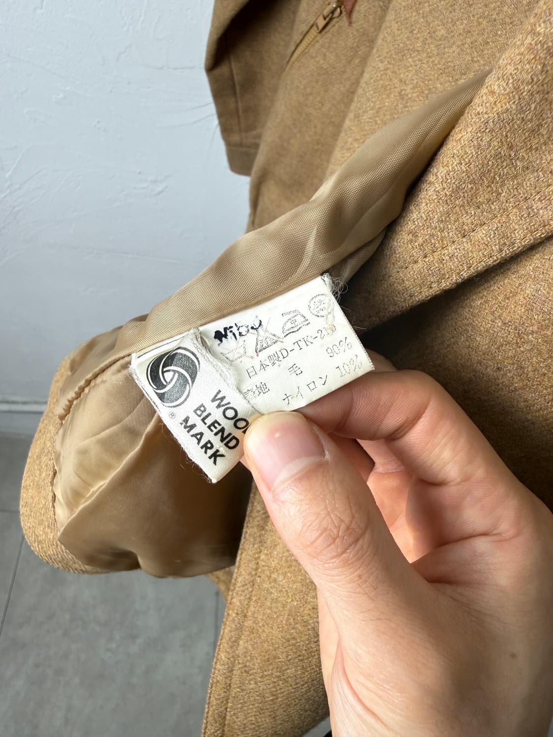 Casual 블루종 울 자켓 상품이미지3