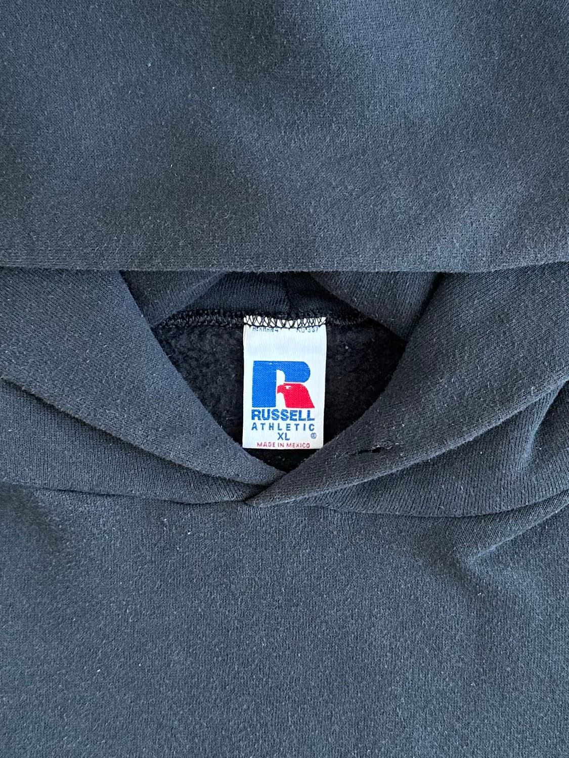 90s 빈티지 러셀 후드 블랙 XL 상품이미지6