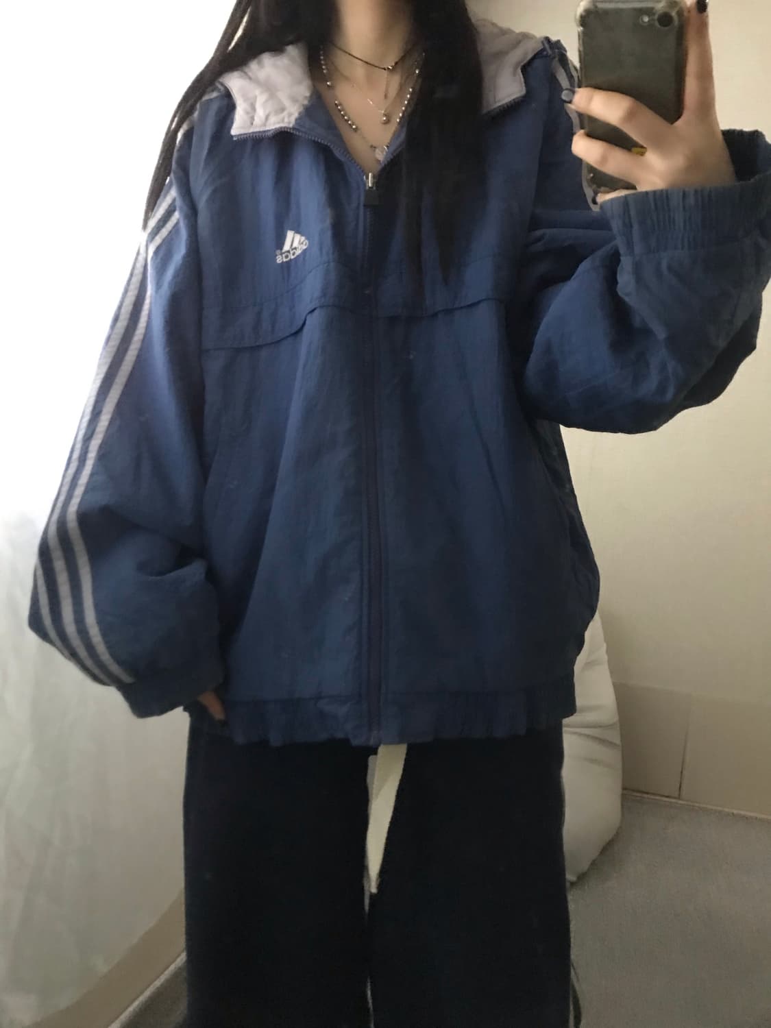 아디다스 90s 후드 누빔패딩 상품이미지5