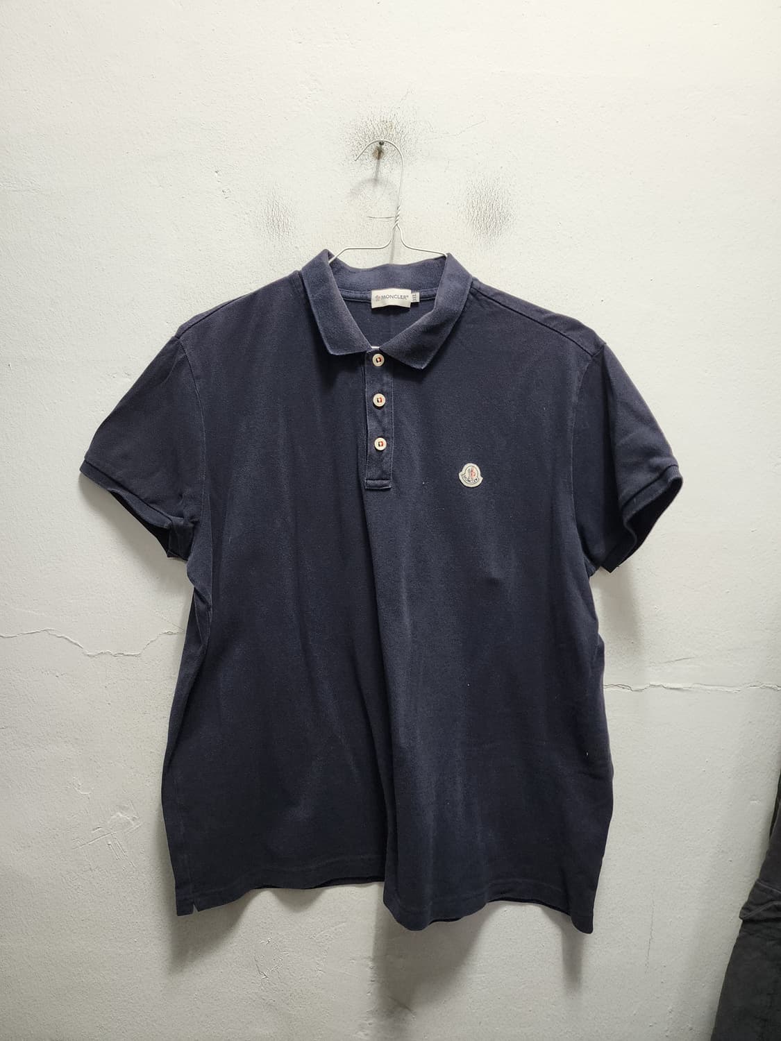 몽클레어 네이비 반팔 폴로티 상품이미지1