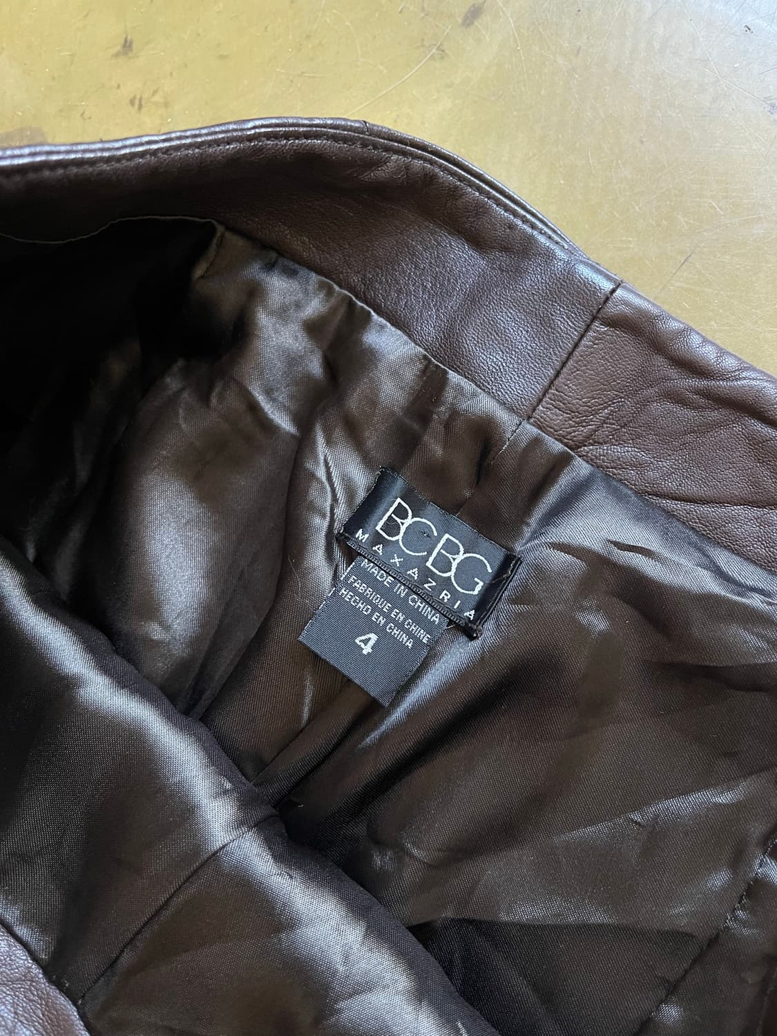 BCBG Maxazria Lambskin Leather Trouser 상품이미지5