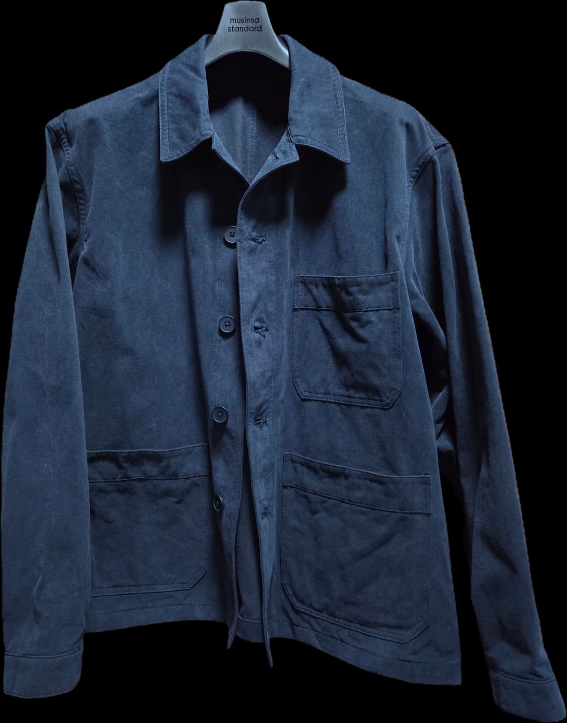 스테디에브리웨어 소프트코튼 워크자켓 다크네이비 2 상품이미지1