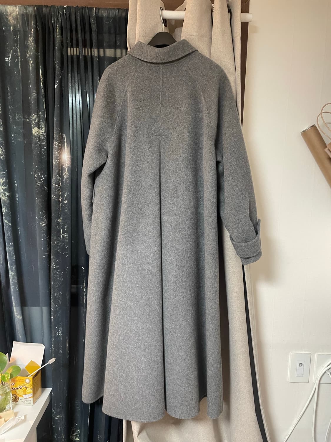 Ray 울 핸드메이드 플레어 코트 (90%) 상품이미지3