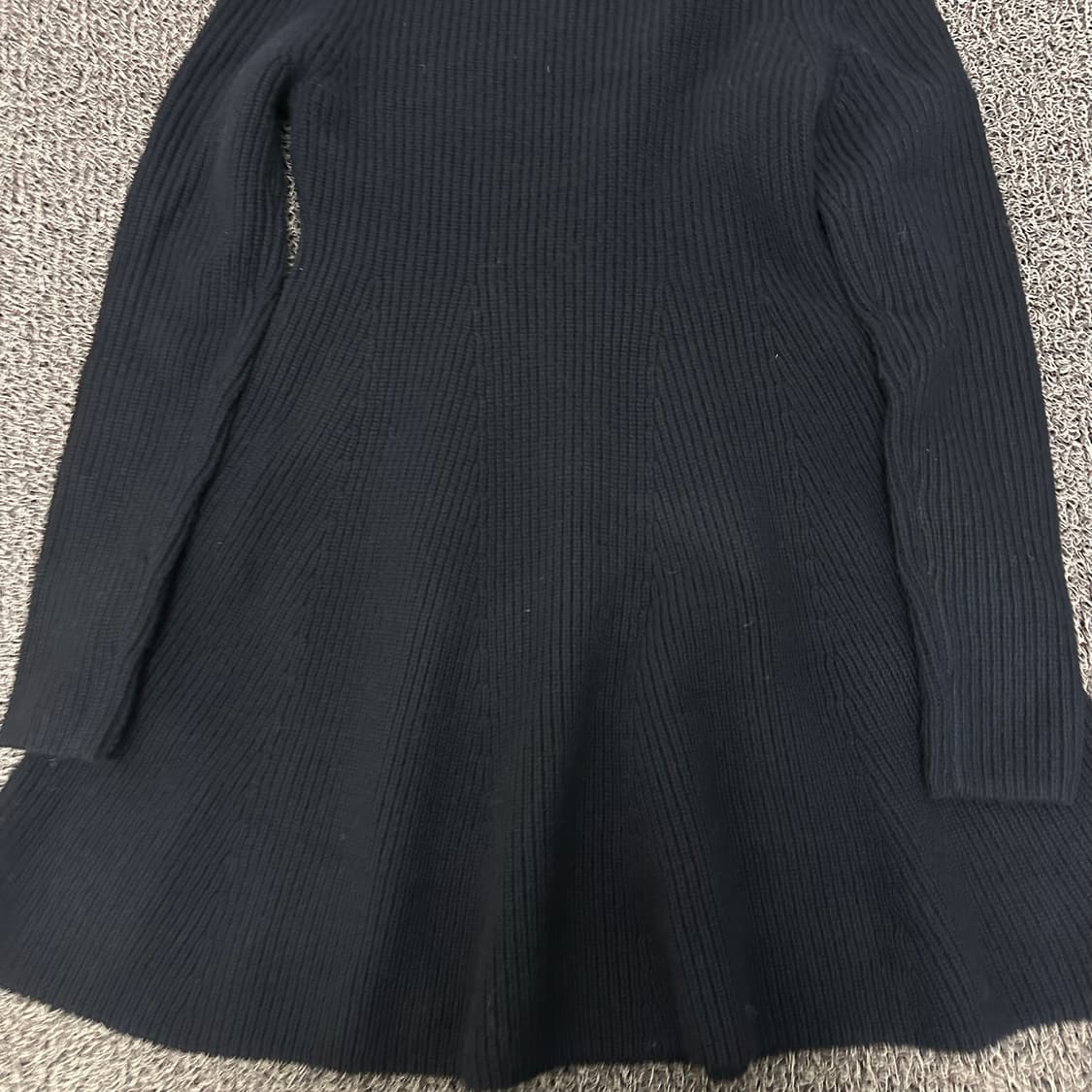 COS 코스 여성 니트 골지 롱 원피스 블랙 S 상품이미지7