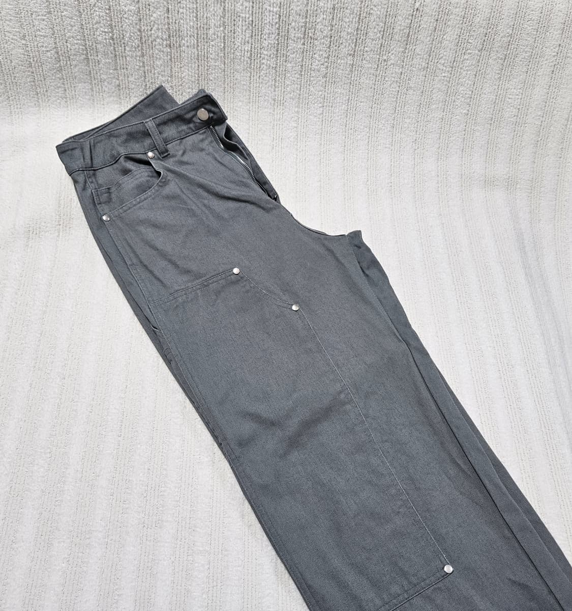 디스코드 사운드 더블 니 카펜터 팬츠 제니착용 M 상품이미지7