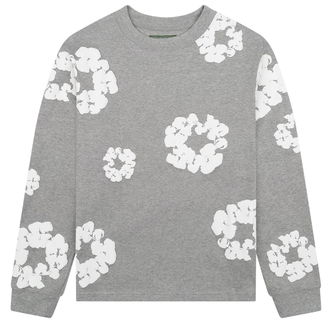 (XXL)데님티어스 롱슬리브 코튼 긴팔 그레이 새제품 상품이미지1