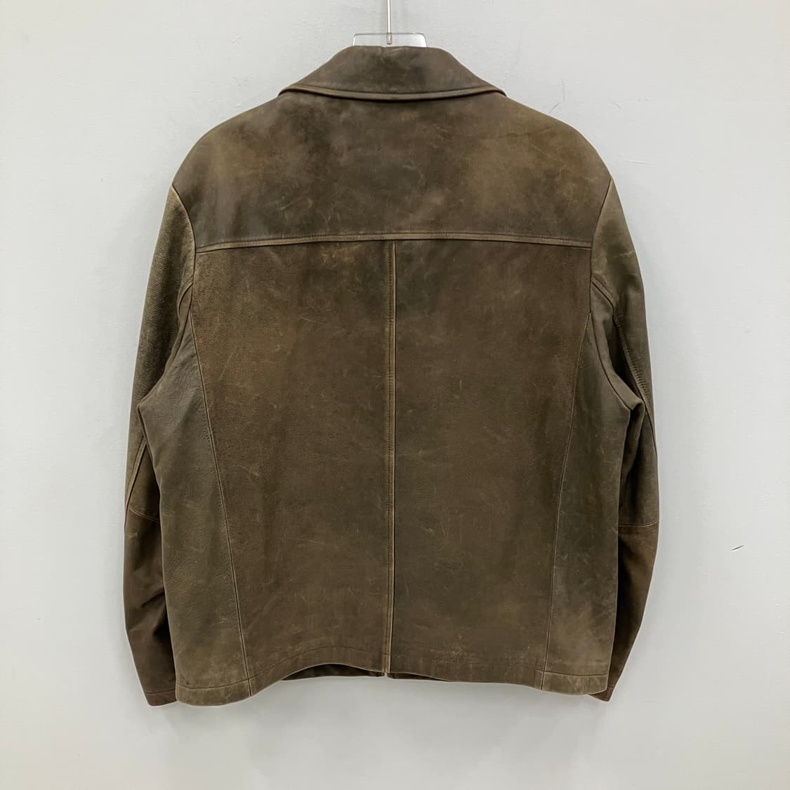 리 빈티지 브라운 산양가죽 자켓 100 상품이미지2