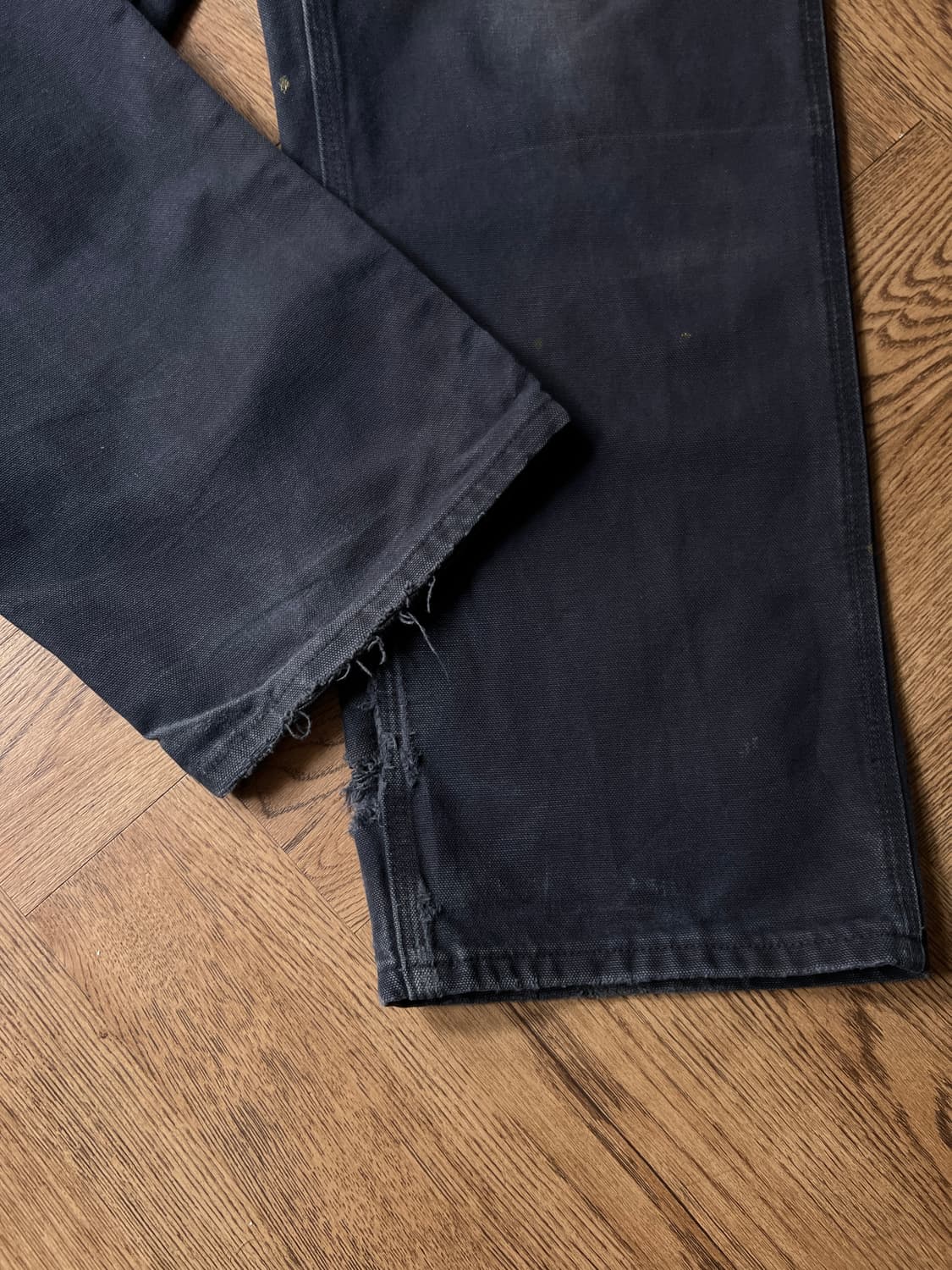 [32]칼하트 USA 빈티지 워싱 미드나잇 네이비 싱글니 카펜터 워크팬츠 상품이미지6