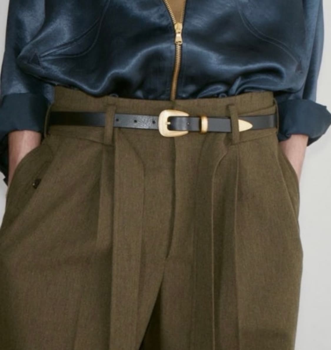 24fw 렉토 웨스턴 금장벨트 상품이미지1