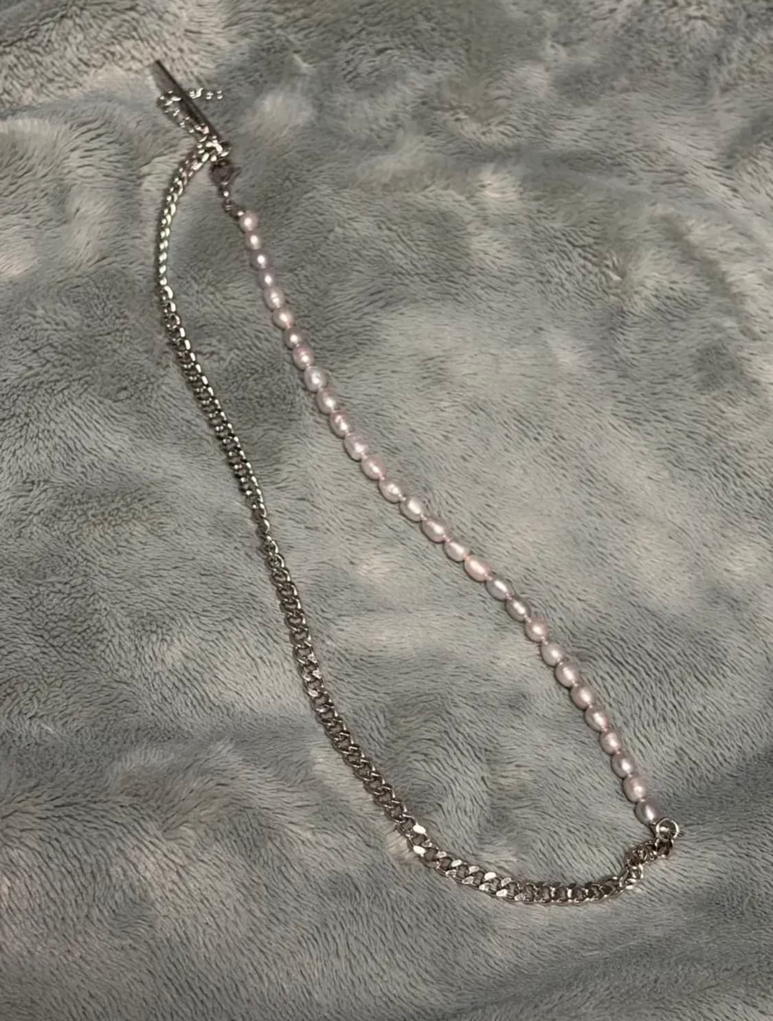 51퍼센트 half&half 펄 목걸이(단종모델) 상품이미지3