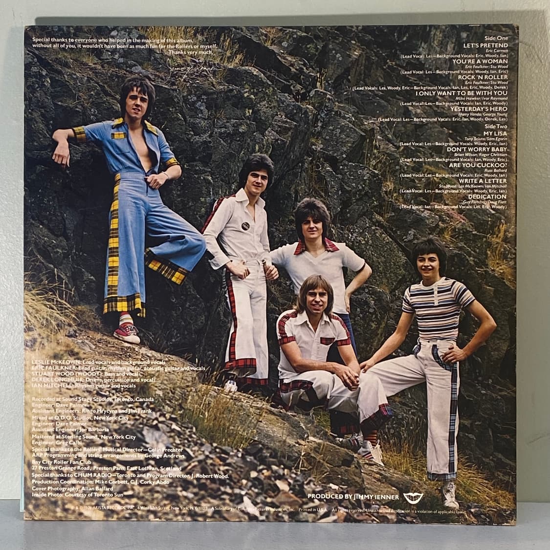 (중고LP-팝록) Bay City Rollers -Dedication 상품이미지2