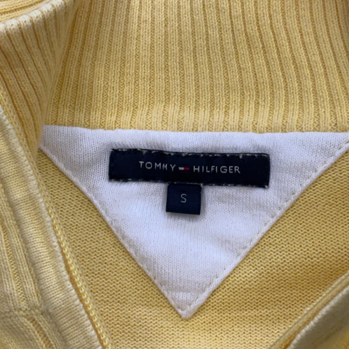 Tommy Hilfiger 여성용 코튼 케이블 엘로우 니트집업 상품이미지3