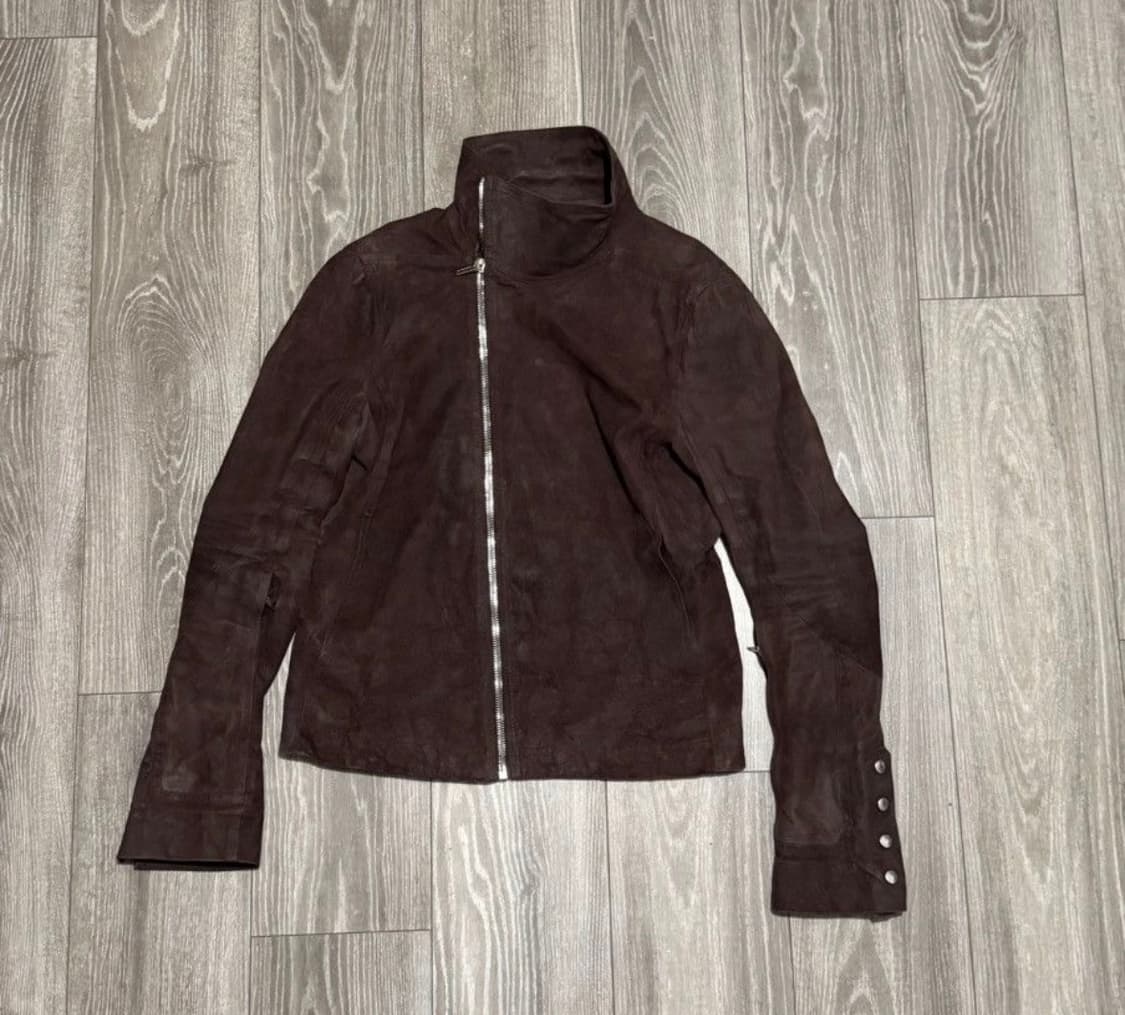 20FW 릭 오웬스 몰리노 레더 자켓 52 사이즈 상품이미지1