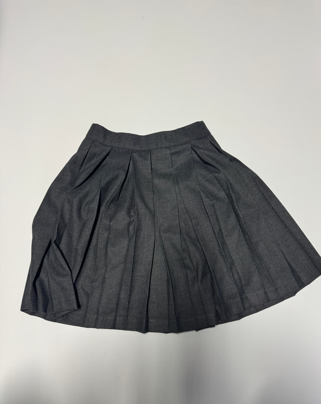 여성 hander 헨더 주름 절개 미니멀 스커트 26.7인치 빈티지 상품이미지2