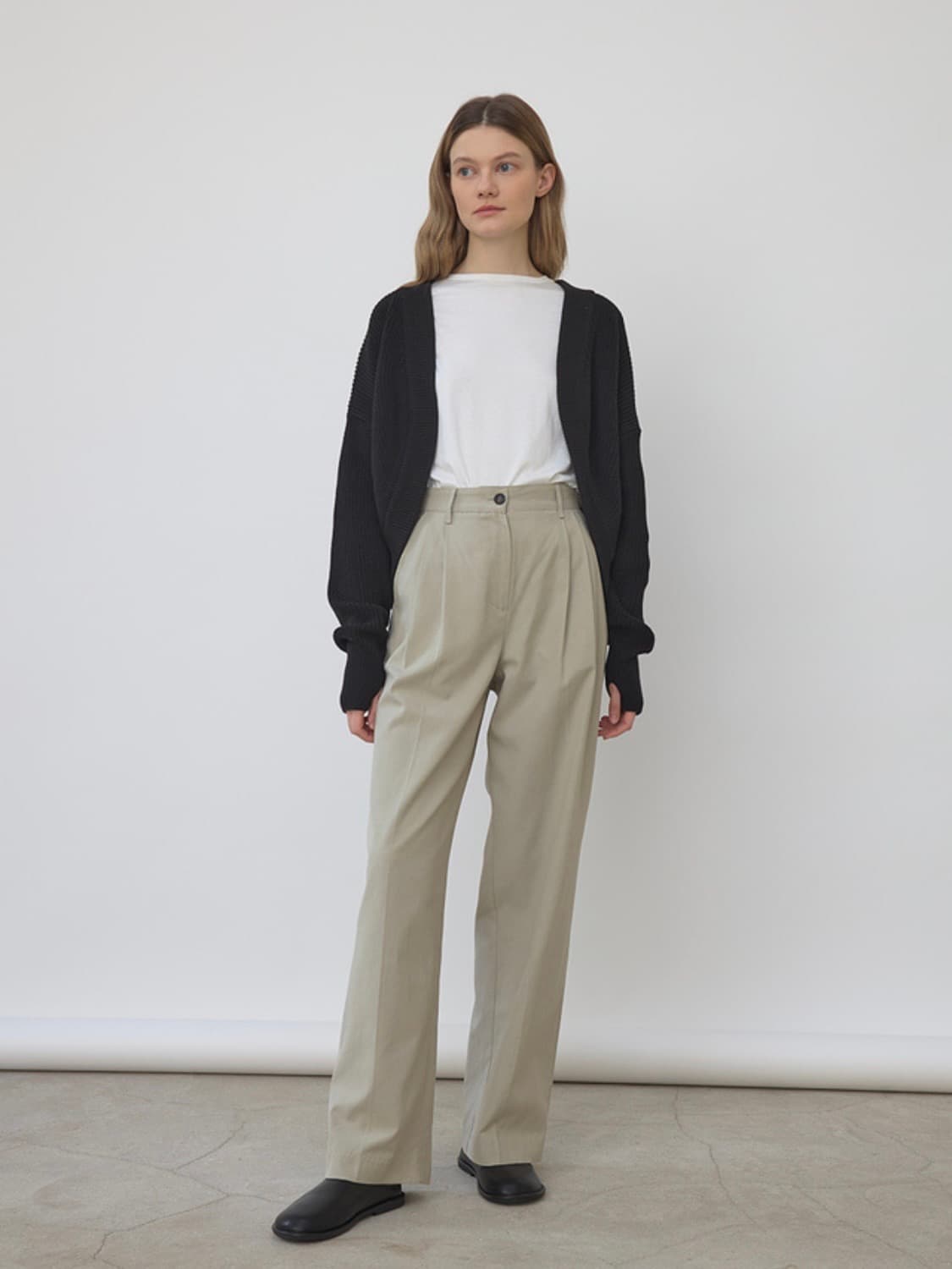 KNITLY Ribbed Line Cardigan 상품이미지3