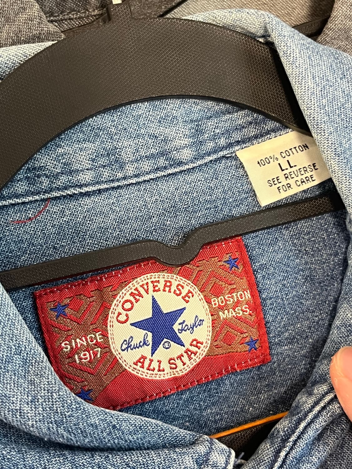 컨버스 데님셔츠 - L 상품이미지3