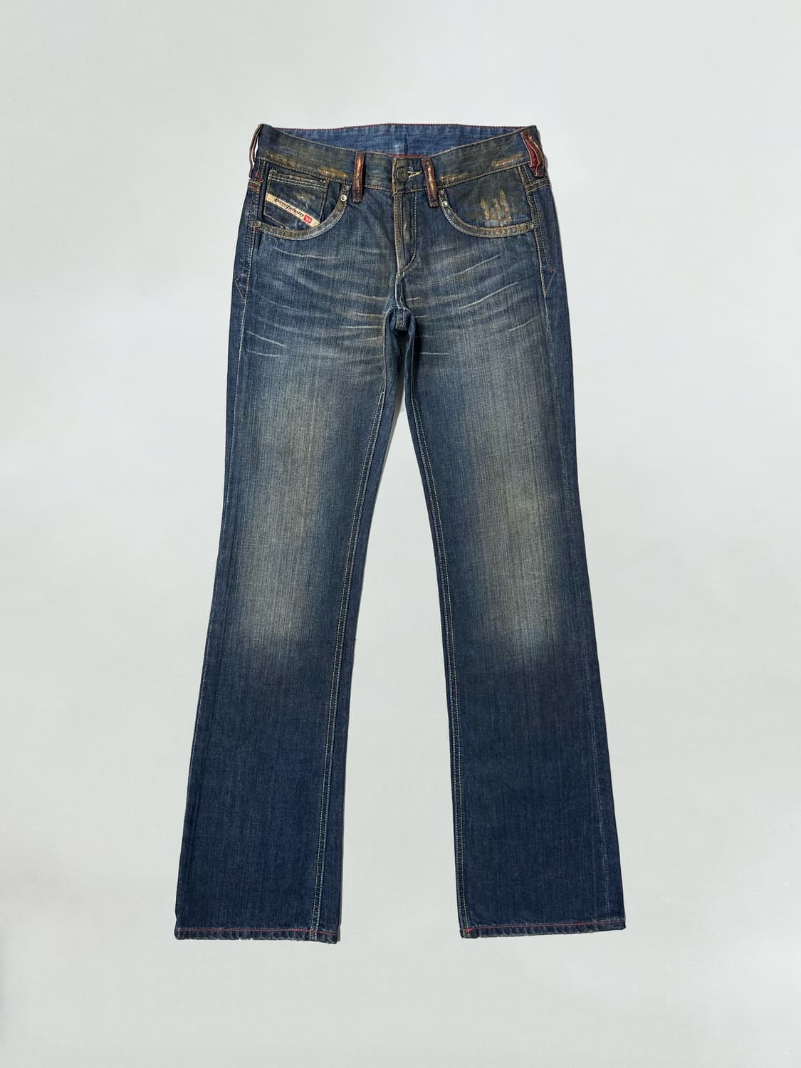 디젤 더티오일워싱 레드스티치 청바지 상품이미지1